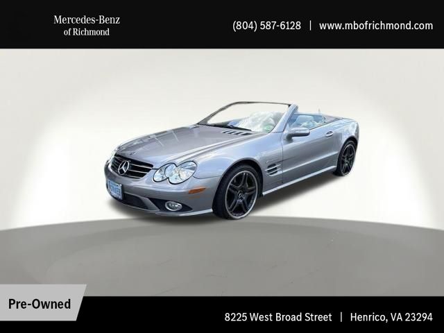 Pewter Metallic 2008 Mercedes-Benz SL-Class Convertible Rear-Wheel Drive 5-Speed Automatic