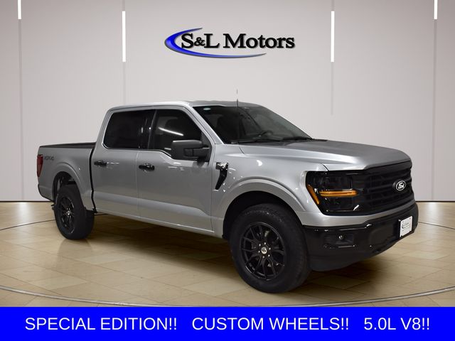Iconic Silver Metallic 2025 Ford F-150 Pickup Truck Four-Wheel Drive Automatic