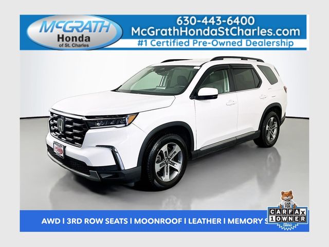 Platinum White Pearl 2024 Honda Pilot EX-L AWD SUV / Crossover All-Wheel Drive Automatic