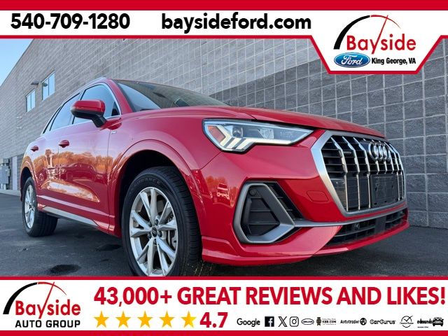 Progressive Red Metallic 2024 Audi Q3 quattro Premium S Line 45 TFSI SUV / Crossover All-Wheel Drive 8-Speed Automatic