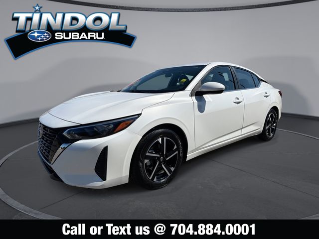 Aspen White Tricoat 2025 Nissan Sentra Sedan Front-Wheel Drive Continuously Variable Transmission