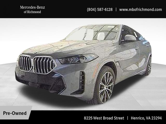 Gray Metallic 2025 BMW X6 xDrive40i AWD SUV / Crossover All-Wheel Drive 8-Speed Automatic
