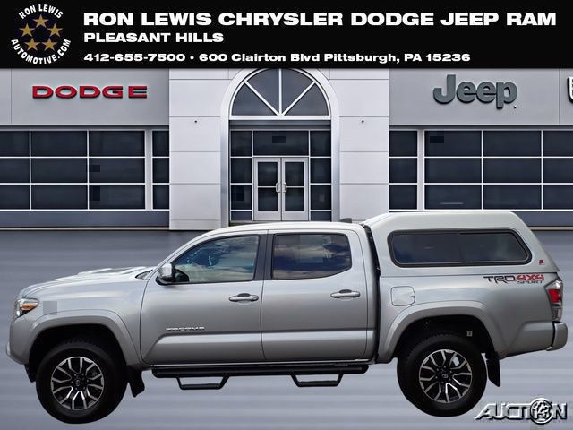 Silver Sky Metallic 2021 Toyota Tacoma Pickup Truck Four-Wheel Drive 6-Speed Automatic