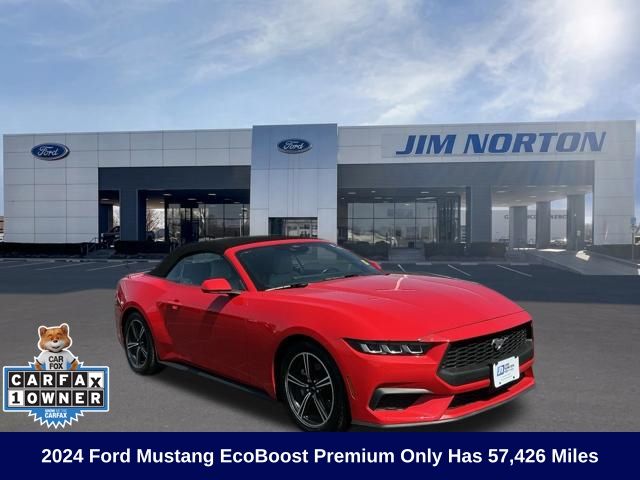 Race Red 2024 Ford Mustang Convertible Rear-Wheel Drive Automatic