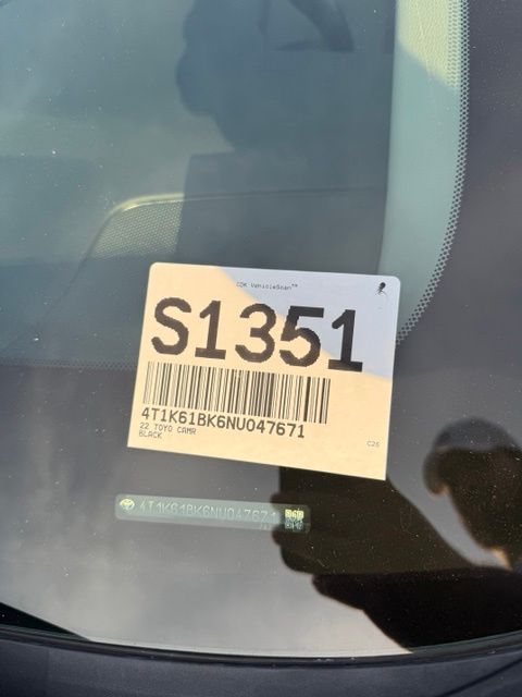Used 2022 Toyota Camry Sedan
