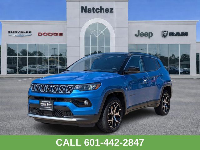 Hydro Blue Pearlcoat 2025 Jeep Compass Limited 4WD SUV / Crossover Four-Wheel Drive 8-Speed Automatic