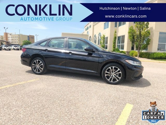 Black 2025 Volkswagen Jetta Sedan Front-Wheel Drive 8-Speed Automatic