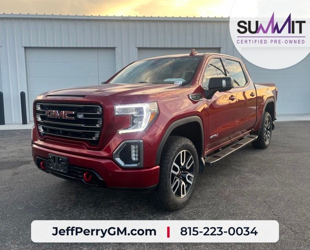 Cayenne Red 2021 GMC Sierra 1500 Pickup Truck Four-Wheel Drive Automatic