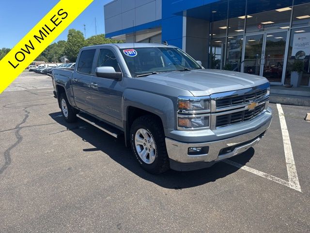 Slate Gray Metallic 2015 Chevrolet Silverado 1500 Pickup Truck Four-Wheel Drive 6-Speed Automatic Overdrive