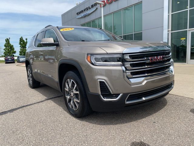 2022 GMC Acadia SLE - Light Stone exterior view 3