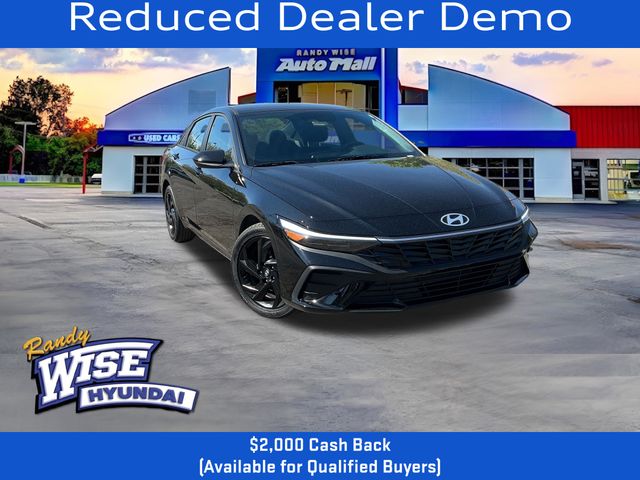 Abyss Black 2026 Hyundai Elantra Sedan Front-Wheel Drive Continuously Variable Transmission