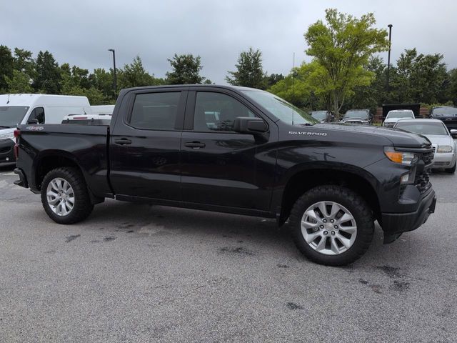 Dark Ash Metallic 2023 Chevrolet Silverado 1500 Work Truck Crew Cab 4WD Pickup Truck Four-Wheel Drive 8-Speed Automatic