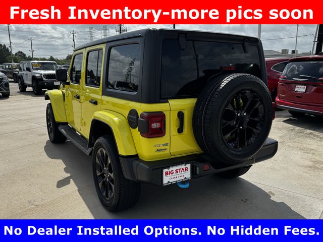 2023 Jeep Wrangler Sahara 4xe Yellow at Big Star Chrysler Jeep Dodge Ram 