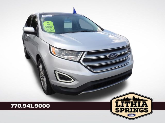 Ingot Silver 2017 Ford Edge SUV / Crossover Front-Wheel Drive 6-Speed Automatic