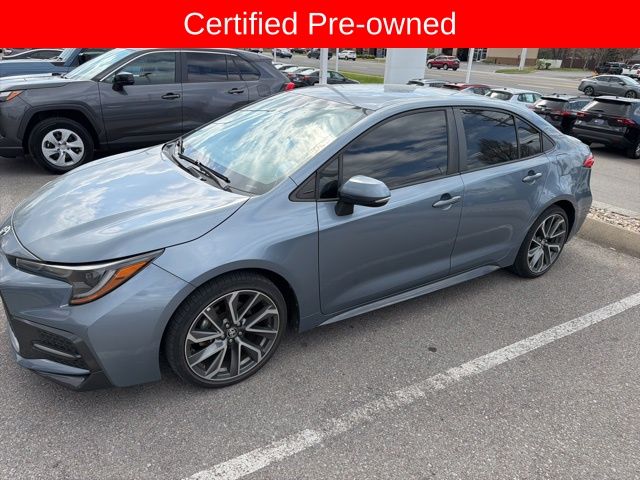 Celestite 2021 Toyota Corolla SE FWD Sedan Front-Wheel Drive Continuously Variable Transmission