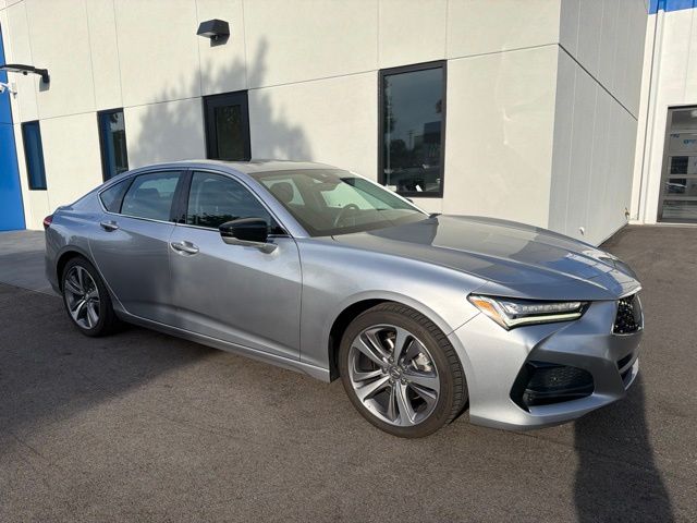 Lunar Silver Metallic 2021 Acura TLX Sedan All-Wheel Drive Automatic