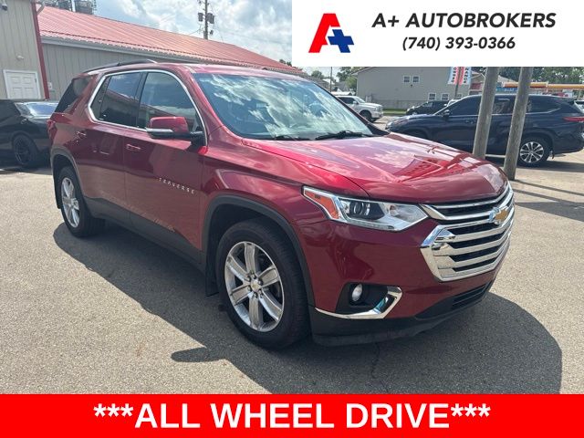 Cajun Red Tintcoat 2019 Chevrolet Traverse SUV / Crossover Four-Wheel Drive 9-Speed Automatic