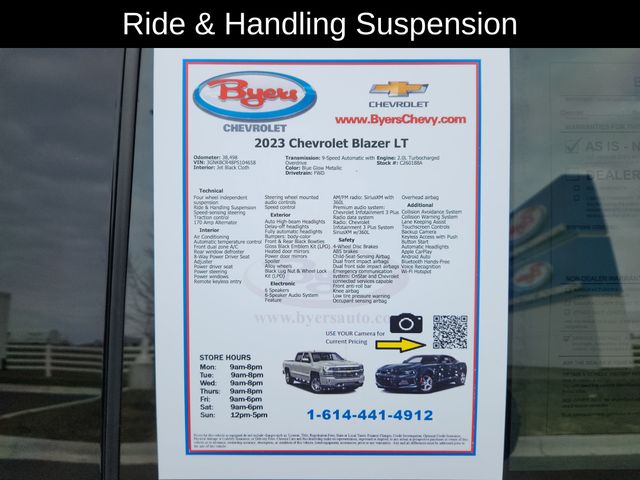 Used 2023 Chevrolet Blazer For Sale in Grove City, OH