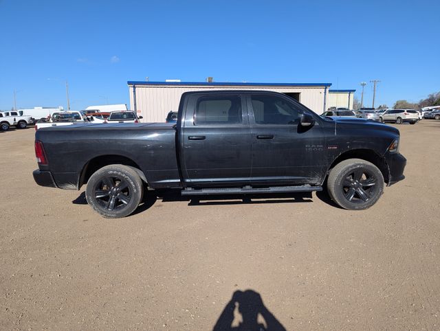 2018 Brilliant Black Crystal Pearlcoat Ram 1500 Sport 4X4 Truck
