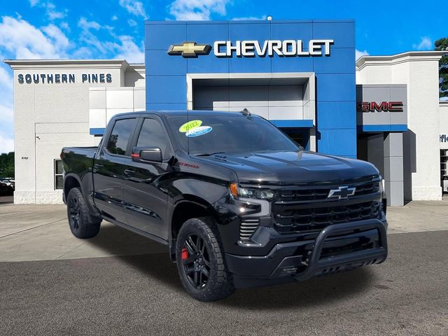 Black 2022 Chevrolet Silverado 1500 Pickup Truck Four-Wheel Drive Automatic