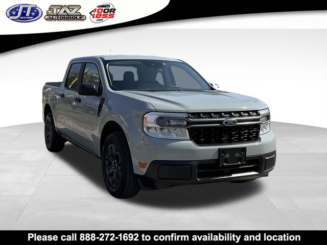 Cactus Gray 2022 Ford Maverick XLT SuperCrew AWD Pickup Truck All-Wheel Drive 8-Speed Automatic