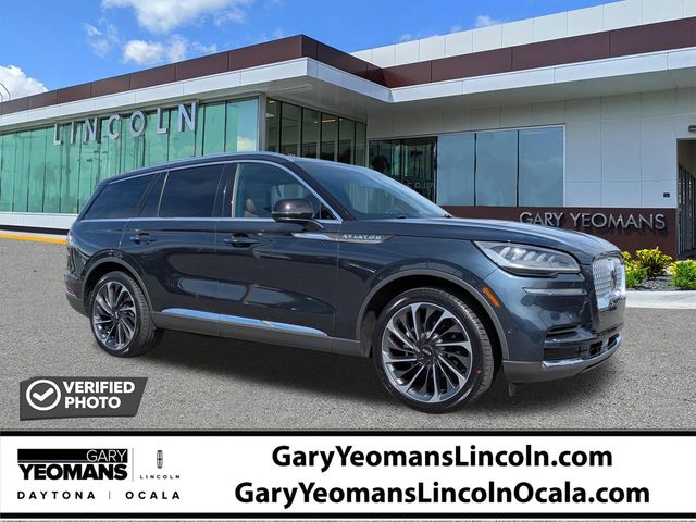 Flight Blue Metallic Clearcoat 2023 Lincoln Aviator Reserve AWD SUV / Crossover All-Wheel Drive Automatic