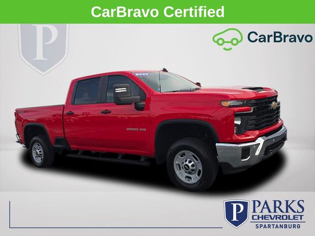 Red 2025 Chevrolet Silverado 2500HD Pickup Truck Four-Wheel Drive Automatic