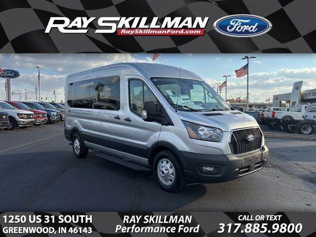 Ingot Silver Metallic 2026 Ford Transit Passenger Van All-Wheel Drive