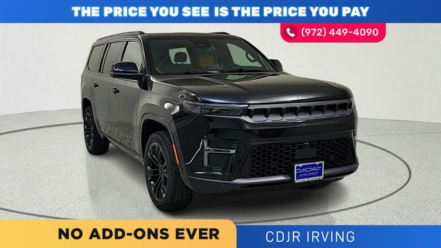 High Gloss Black 2026 Jeep Grand Wagoneer SUV / Crossover Four-Wheel Drive 8-Speed Automatic