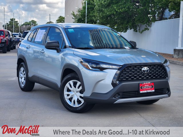 2025 Toyota Corolla Cross L Silver at Classic Toyota Galveston