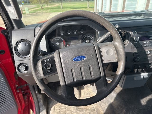 2011 Red Ford Super Duty F-250 SRW XL 4X4 Truck