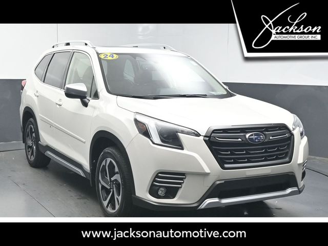 Crystal White Pearl 2024 Subaru Forester SUV / Crossover All-Wheel Drive Continuously Variable Transmission
