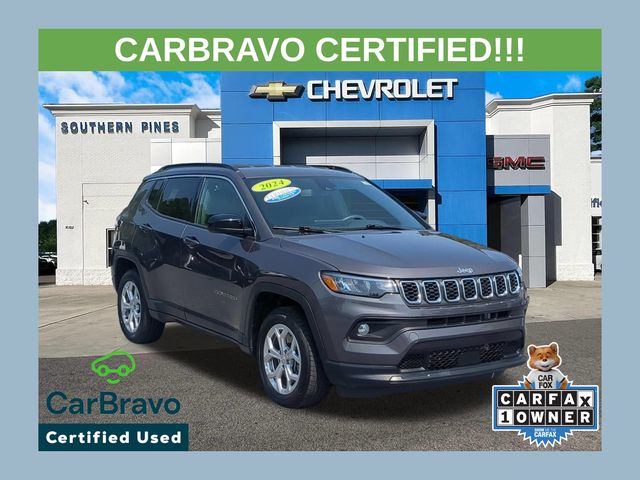Baltic Gray Metallic Clearcoat 2024 Jeep Compass SUV / Crossover Four-Wheel Drive 8-Speed Automatic