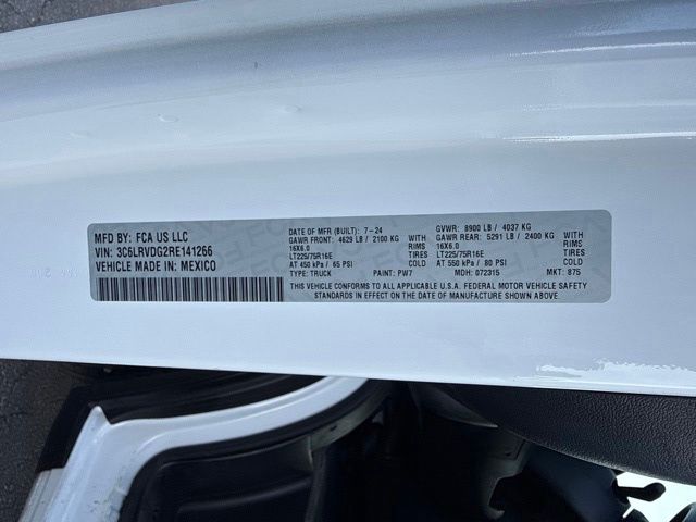 2024 Ram ProMaster 2500 - $30,988