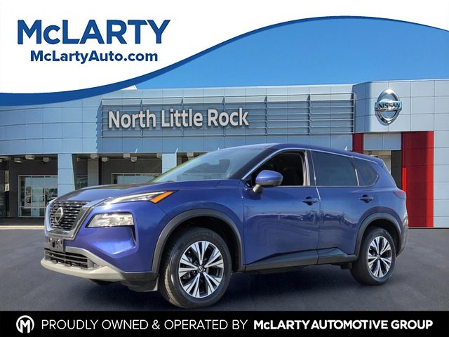 Caspian Blue Metallic 2021 Nissan Rogue SUV / Crossover All-Wheel Drive Continuously Variable Transmission
