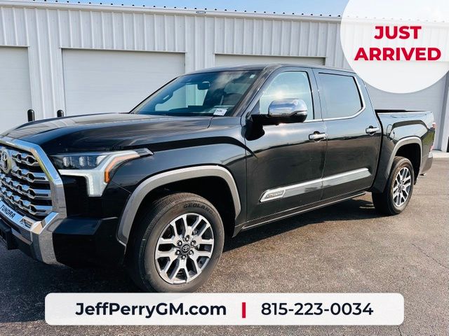 Midnight Black Metallic 2025 Toyota Tundra Pickup Truck Four-Wheel Drive Automatic