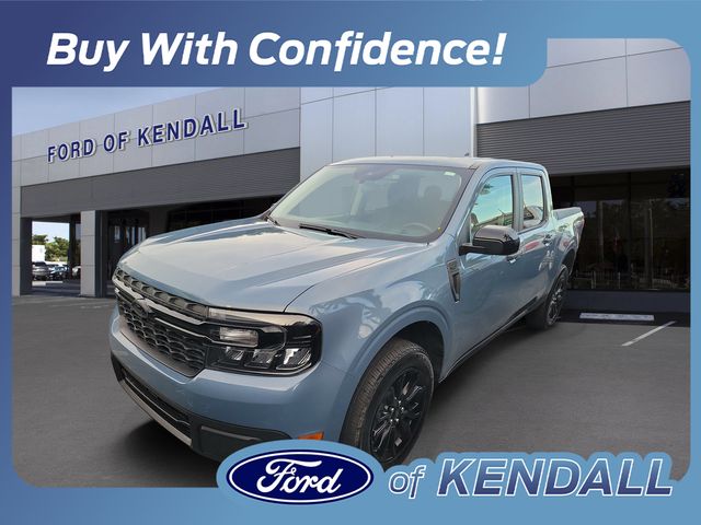 Blue (Azure Gray Metallic) 2024 Ford Maverick Pickup Truck Front-Wheel Drive Continuously Variable Transmission