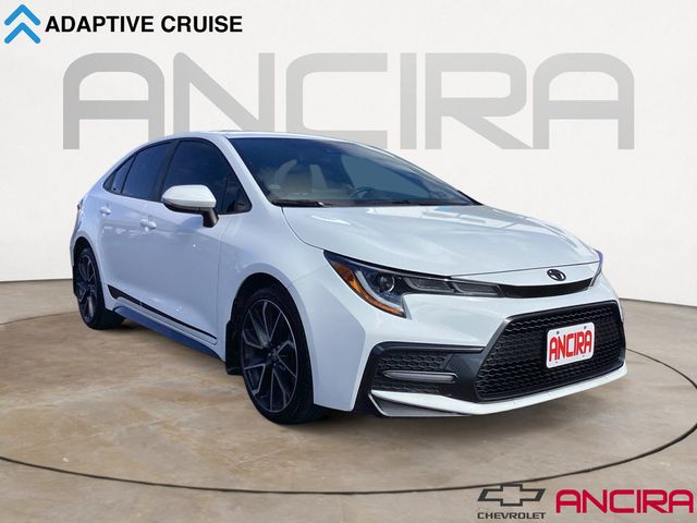 White 2022 Toyota Corolla SE FWD Sedan Front-Wheel Drive Continuously Variable Transmission