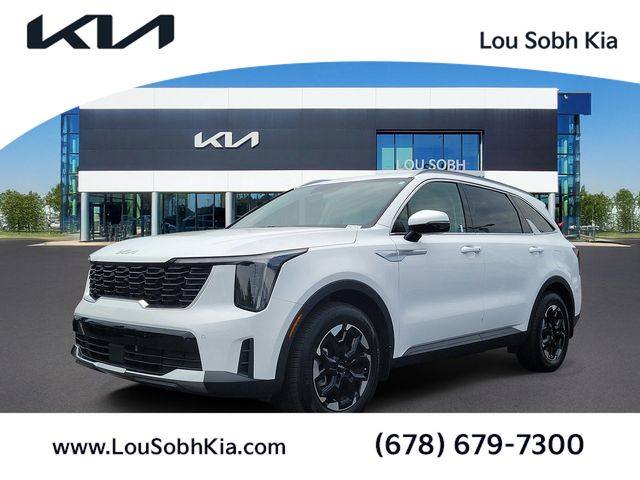 Glacial White Pearl 2025 Kia Sorento SUV / Crossover Front-Wheel Drive 8-Speed Automatic