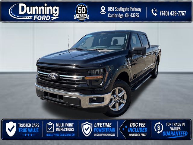Agate Black Metallic 2024 Ford F-150 Pickup Truck Four-Wheel Drive Automatic