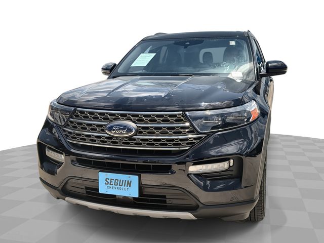 Black Metallic 2022 Ford Explorer SUV / Crossover All-Wheel Drive Automatic