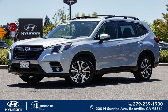Ice Silver Metallic 2023 Subaru Forester SUV / Crossover All-Wheel Drive Continuously Variable Transmission