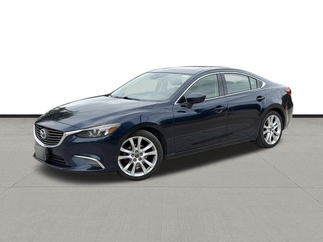 Deep Crystal Blue Mica 2016 Mazda MAZDA6 i Touring Sedan Front-Wheel Drive 6-Speed Automatic