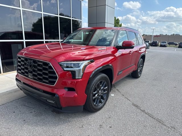 Red 2024 Toyota Sequoia Platinum 4WD SUV / Crossover Four-Wheel Drive Automatic