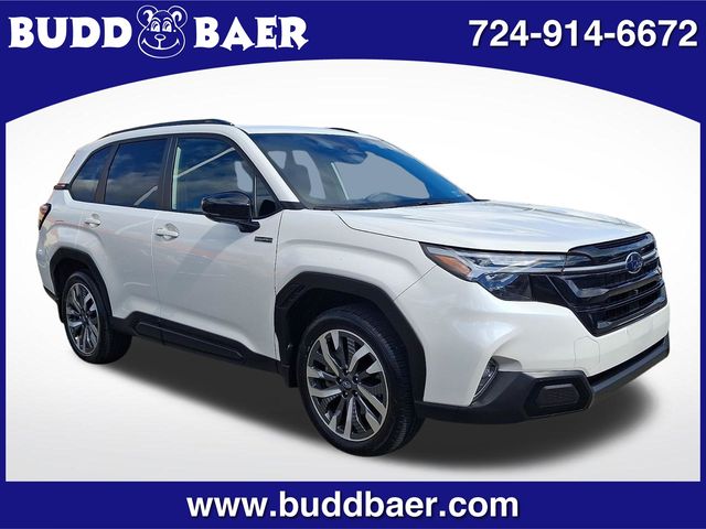 Crystal White Pearl 2025 Subaru Forester Hybrid SUV / Crossover All-Wheel Drive Continuously Variable Transmission
