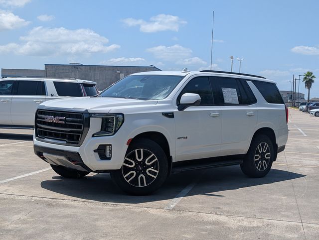 2021 GMC Yukon AT4 White at South Houston Nissan