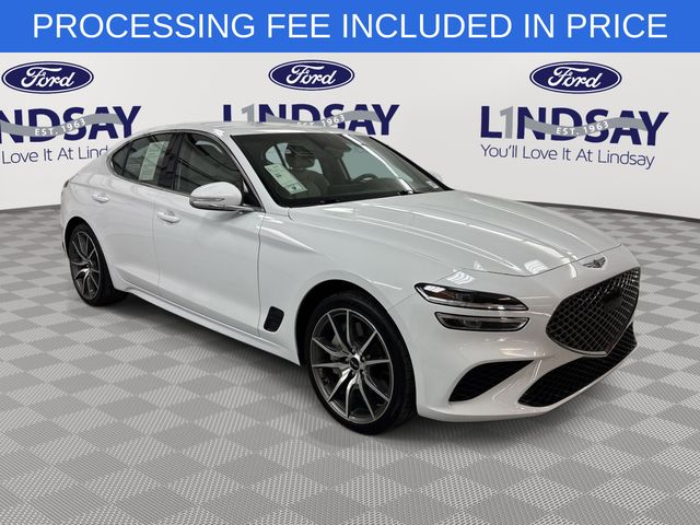 Alta White 2024 Genesis G70 2.5T Standard RWD Sedan Rear-Wheel Drive 8-Speed Automatic
