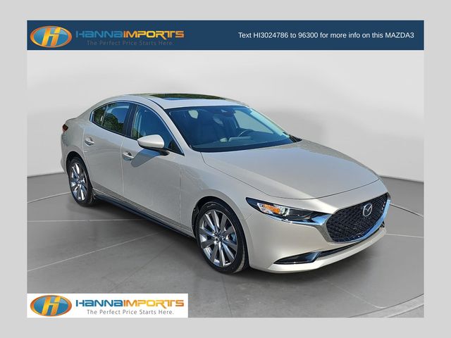 Gray (Platinum Quartz Metallic) 2022 Mazda MAZDA3 Sedan All-Wheel Drive 6-Speed Automatic