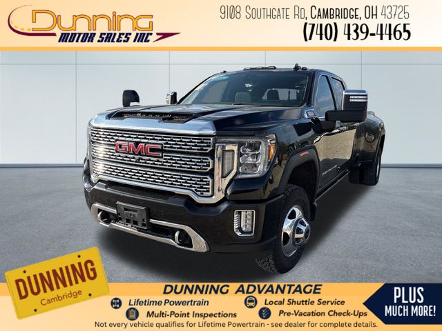 Onyx Black 2023 GMC Sierra 3500HD Denali Crew Cab LB 4WD Pickup Truck Four-Wheel Drive Automatic