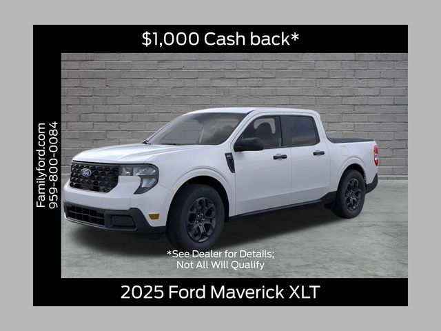 Oxford White 2025 Ford Maverick Pickup Truck All-Wheel Drive 8-Speed Automatic